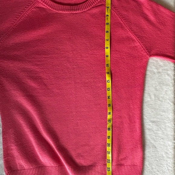 French Connection Long Sleeve Crew Neck Pink Sweater Size Large - Picture 5 of 10